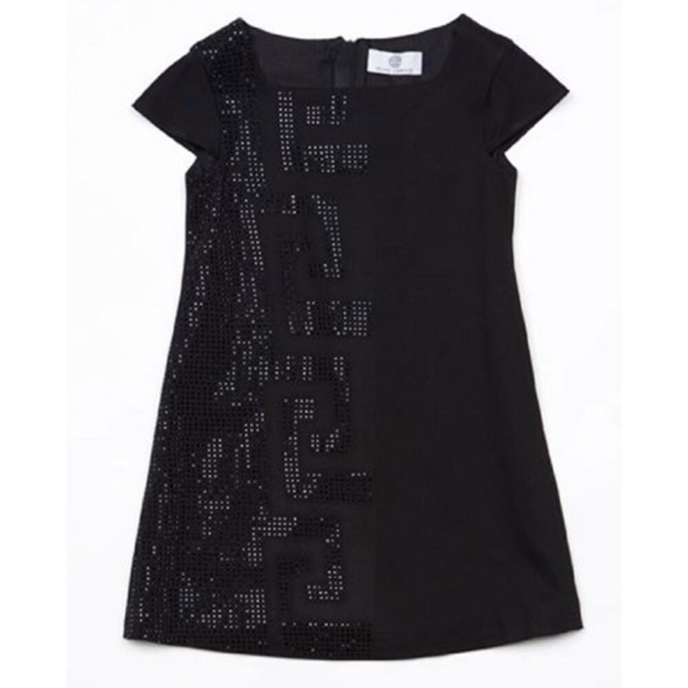 Young Versace Greca Special Occasion Girls Dress